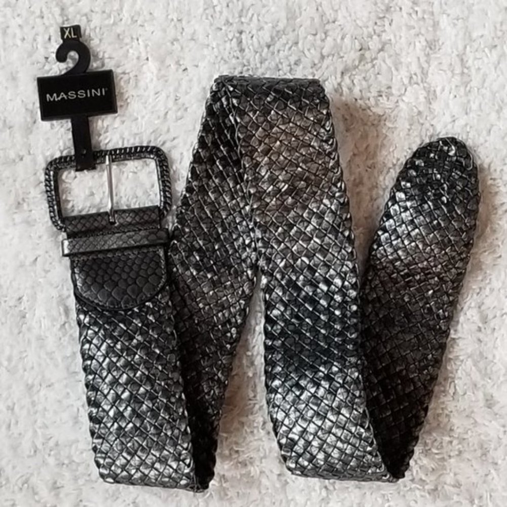 Massini Basket-Weave Belt - Picture 2 of 9